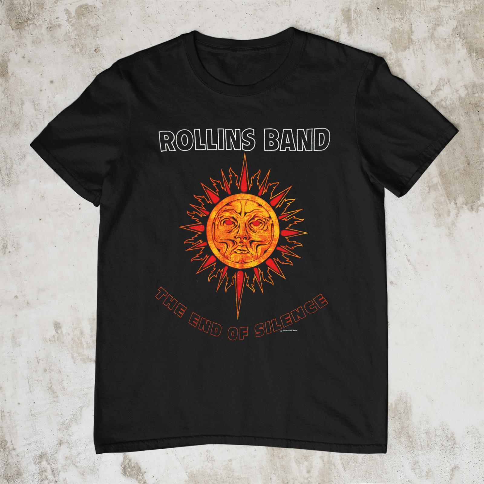 Винтажная черная мужская футболка Rollins Band The End Of Silence 1992 года, все размеры M