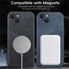 WANLONFENG YBP Series For iPhone 14 Magnetic Case with Tempered Glass Film PU Leather+TPU Phone Cover Precise Cutouts