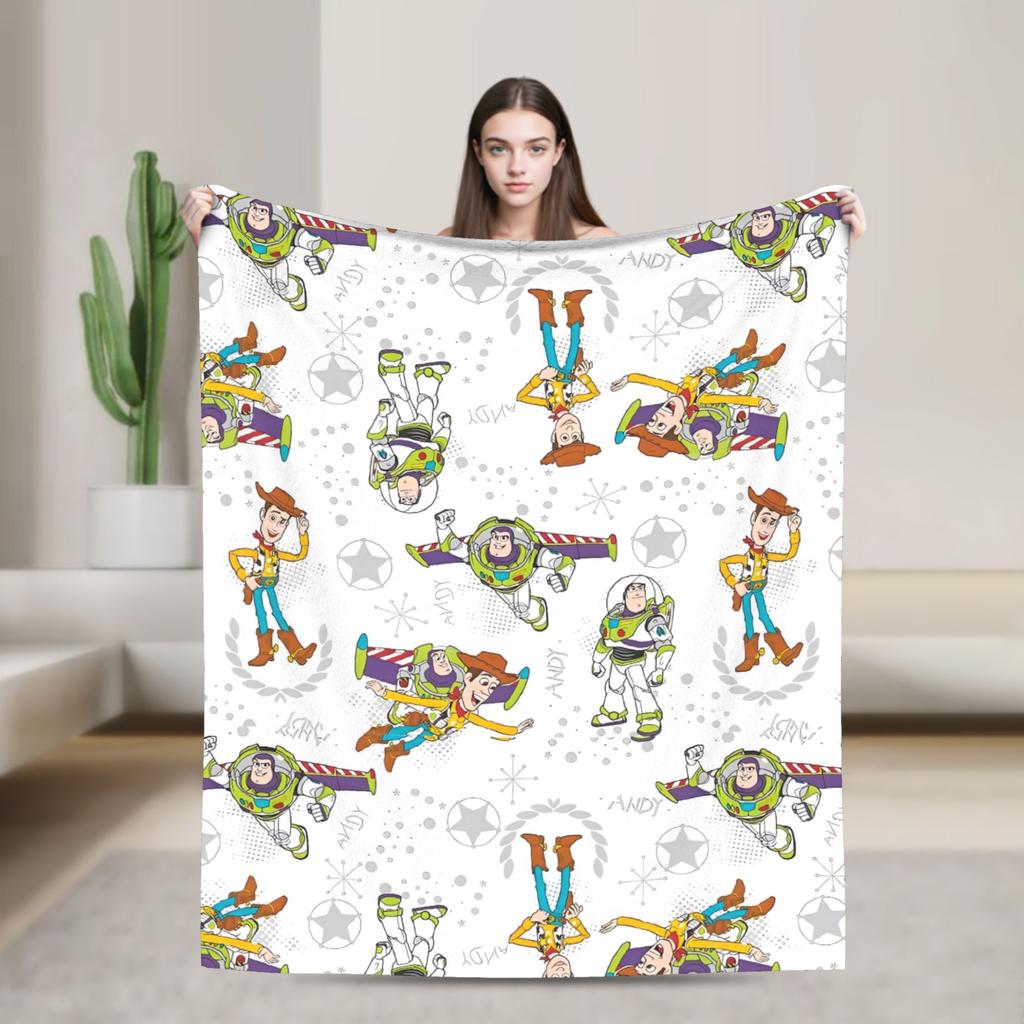 Super Soft BlanketsStudents Travel Toys Storys Throw Blanket Flannel Bedspread For Bedroom Novelty Sofa Bed Cover