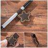 Magnetic Faux Leather Bookmark Cute Star Shaped Page Clips Strong Magnet Bookmark Clip for Reading Lovers Women Men