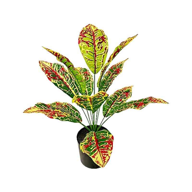 Nordic Monstera Artificial Plants - 12 Heads for Indoor/Outdoor Decor, Wall Art, and Landscaping