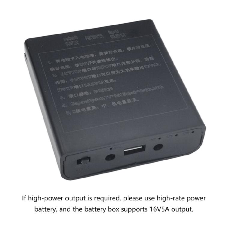 UPS System 18650 Power Supply Box for Networking Devices 18650 Battery Case With Overcharge Protections  Stable Output