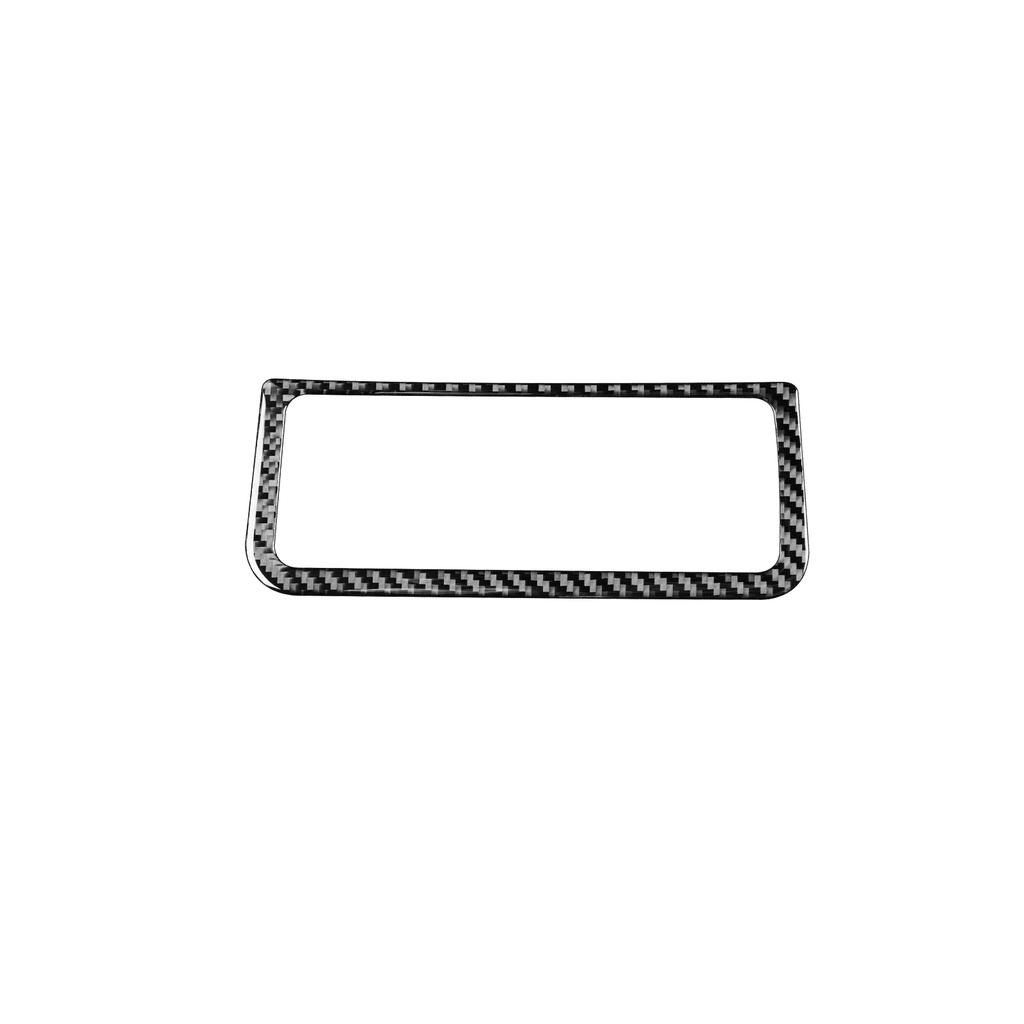 For Adui A6 A7 C8 2019-2024 Carbon Fiber Rear Air Conditioning Control Storage Frame Panel Cover Trim Car Accessories Sticker