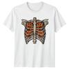 Retro Halloween Ribcage Pumpkins TShirt Halloween Gift For Him And Her