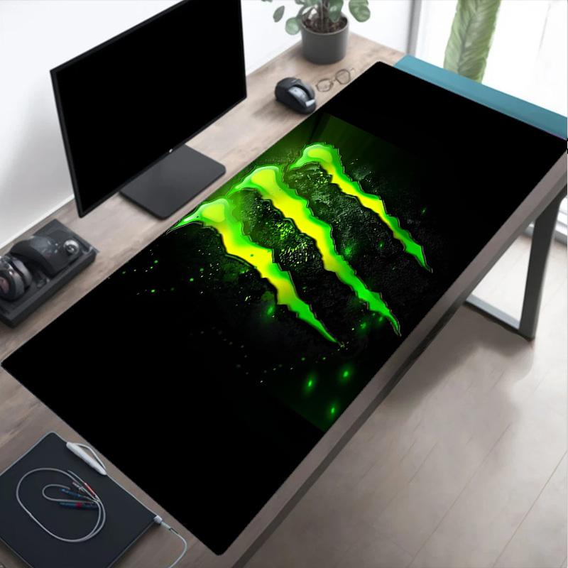 Monster Energy Mauspade, Gaming-Mauspad, Tastaturpad, Schreibtischdekoration für Computer-Notebook, Fan-Geschenk, Geburtstagsgeschenk 30cmx60cm