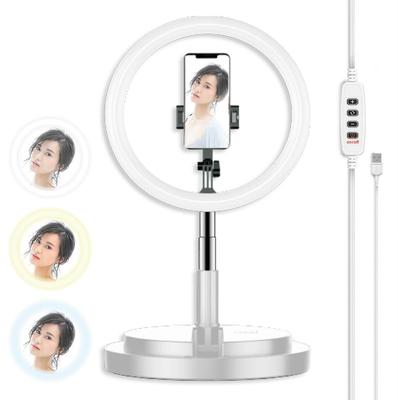 LED Ring Light, Belulu Ilmis, 11.4-inch/29cm Outer Diameter, for Photography, Table Lighting, 3 Color Modes, 10 Brightness Levels, Foldable, Integrate
