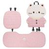 2026 Universal Cute Cat Car Seat Cushion - Comfortable, High-Quality, Four Seasons Half-Cover.
