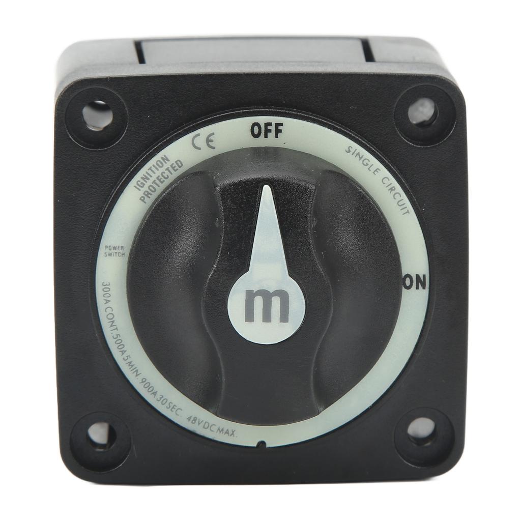300A Single Circuit Battery On Off Switch Power Disconnect Isolator IP66 Waterproof Ignition Protection for RV Boat