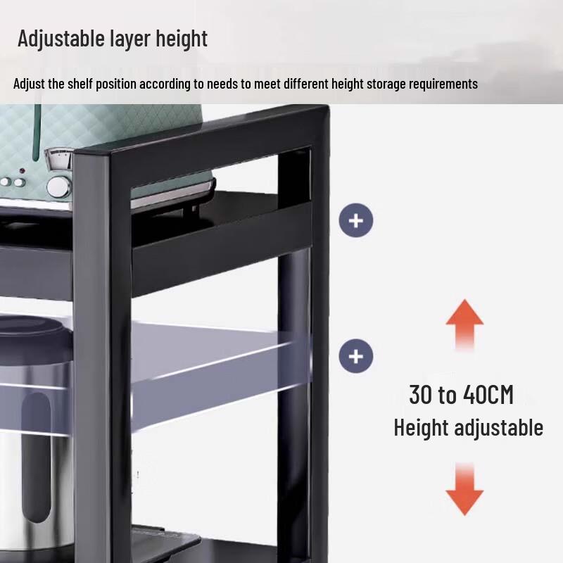 Countertop Microwave Storage Rack