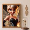 Diamond Art Painting Kit  Fairy Lion Sparkle Craft, Home Wall Decor, Handmade Gift (132)