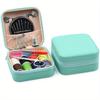 56pcs/set Portable Sewing Kit with Storage Box Household Multi-functional Sewing Tool Sewing Bag DIY Sewing Tool Needlework Kits
