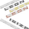 gycsn9 Metal Emblem Car Sticker Letter Badge Decal Body Trunk Decor for LEON IBIZA Accessories Copper Color Styling