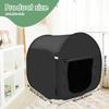 1/2PCS Sensory Tent Kids Foldable Pop Up Tent for Autistic Children Indoor Blackout Tent Storage Bag Hold 1 to 2 People Windows