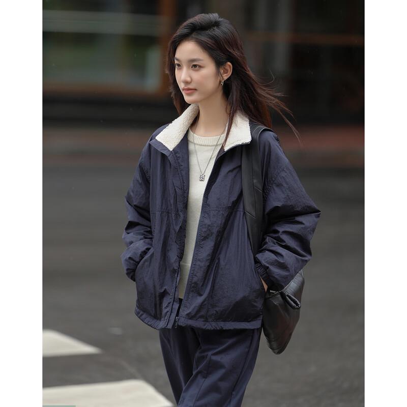 Demana Women s Faux Lamb Wool Padded Winter Coat S