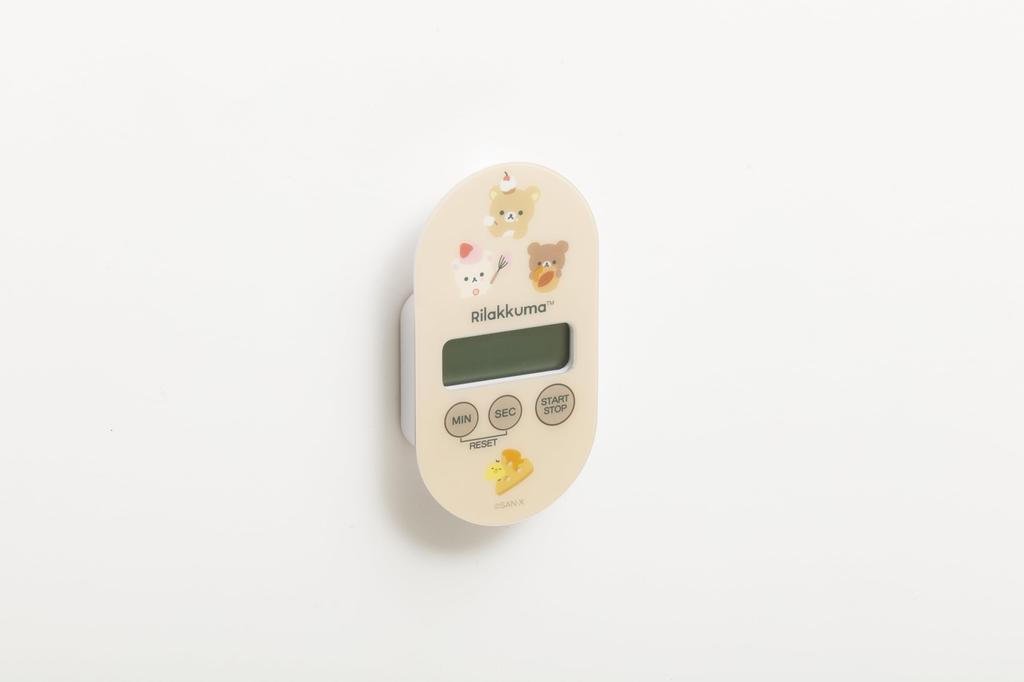 Rilakkuma Kitchen H105 x W55 x D20mm San-X Timer, Pink, EM33602,