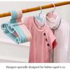 5/10/20Pcs Children Clothes Hanger Portable Display Baby Clothing Organizer Hangers Windproof Home Kids Closet Storage Racks