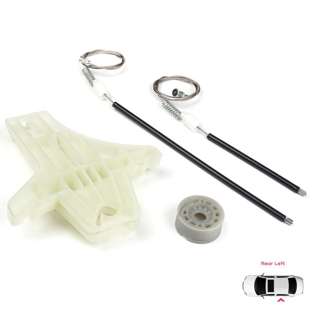 BWR304 Fensterheber Reparatursatz Hinten Linke Tür für VW Jetta Golf MK5 A5 1K R32 GTI Rabbit Plus 5M1 1K4839461