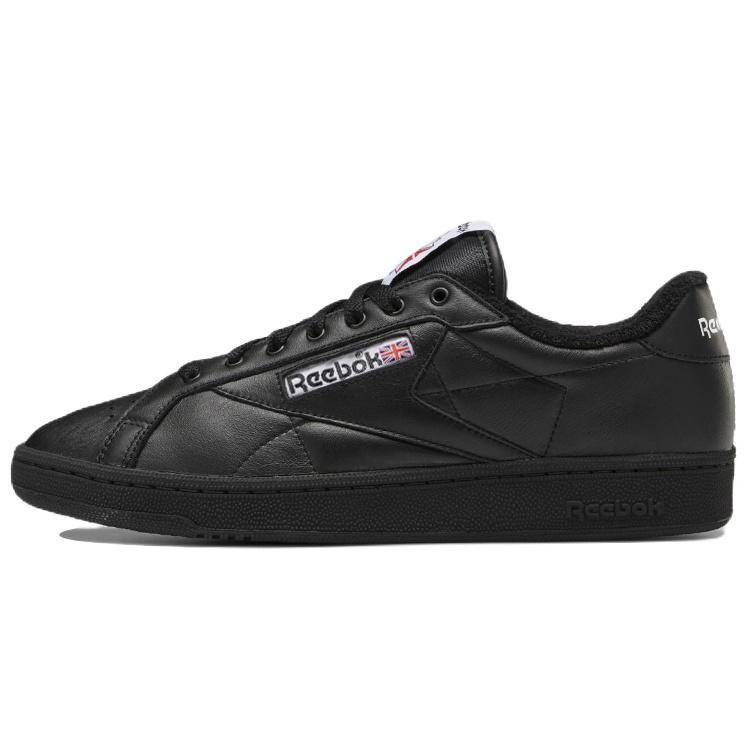 Reebok Club C Grounds Low Tops Casual Skateboarding Shoes Unisex Black GY8788