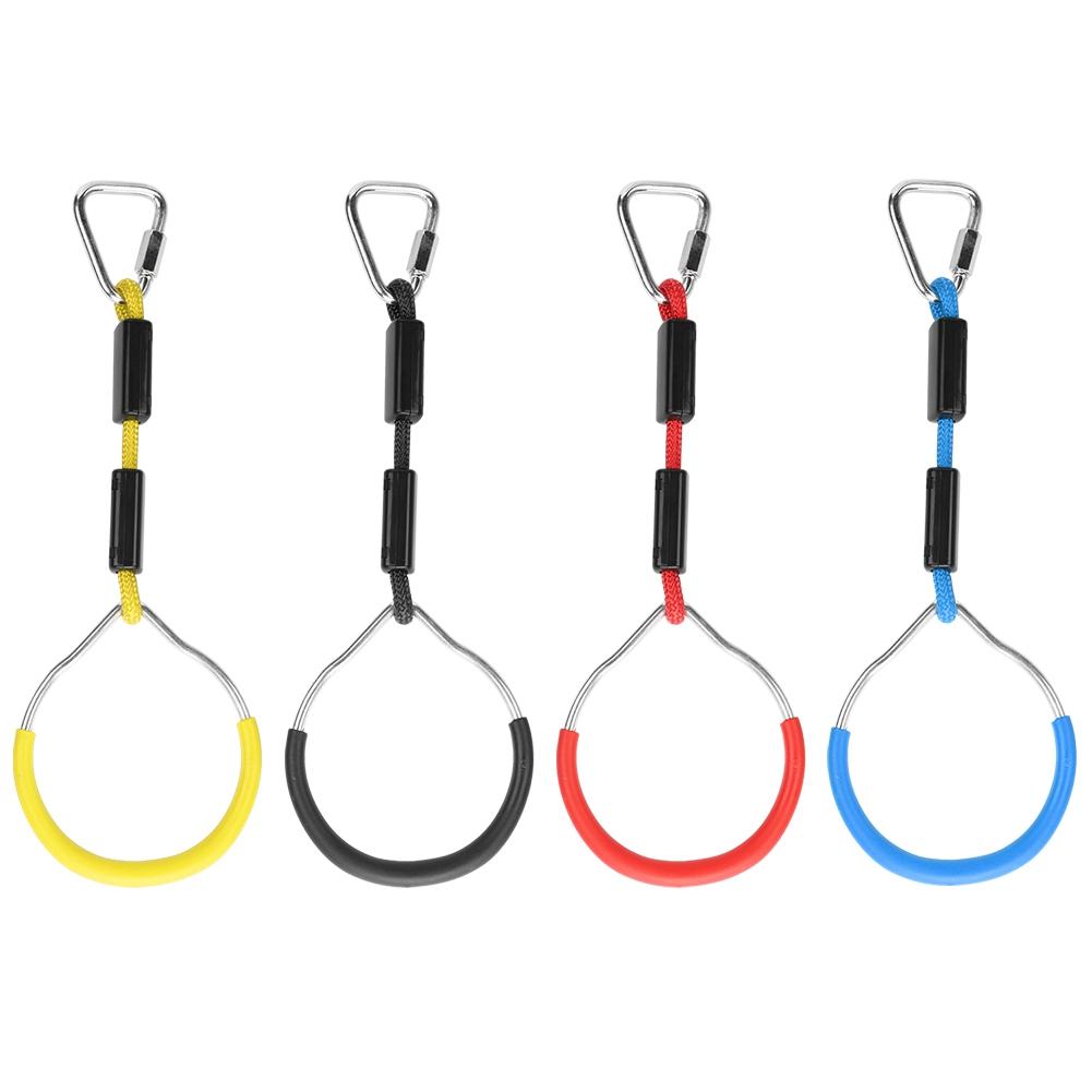

4PCS Set Children Colorful Swing Gymnastic Ring Kid Climbing Sports Rope Combination Accessory