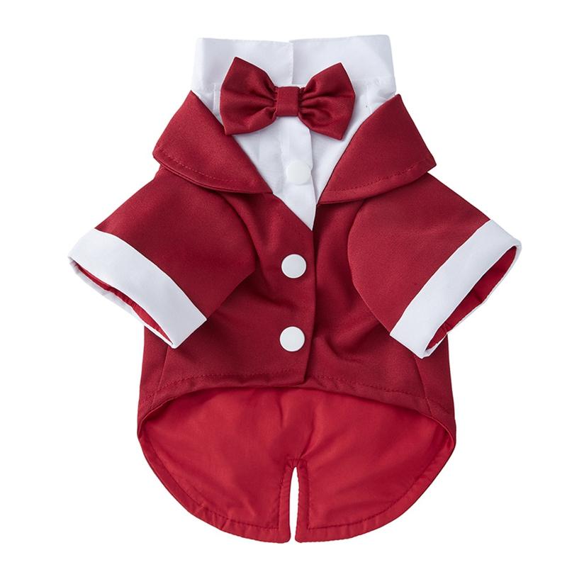 

Платье с галстуком-бабочкой для собак Костюм джентльмена для собак Пальто для собак XL