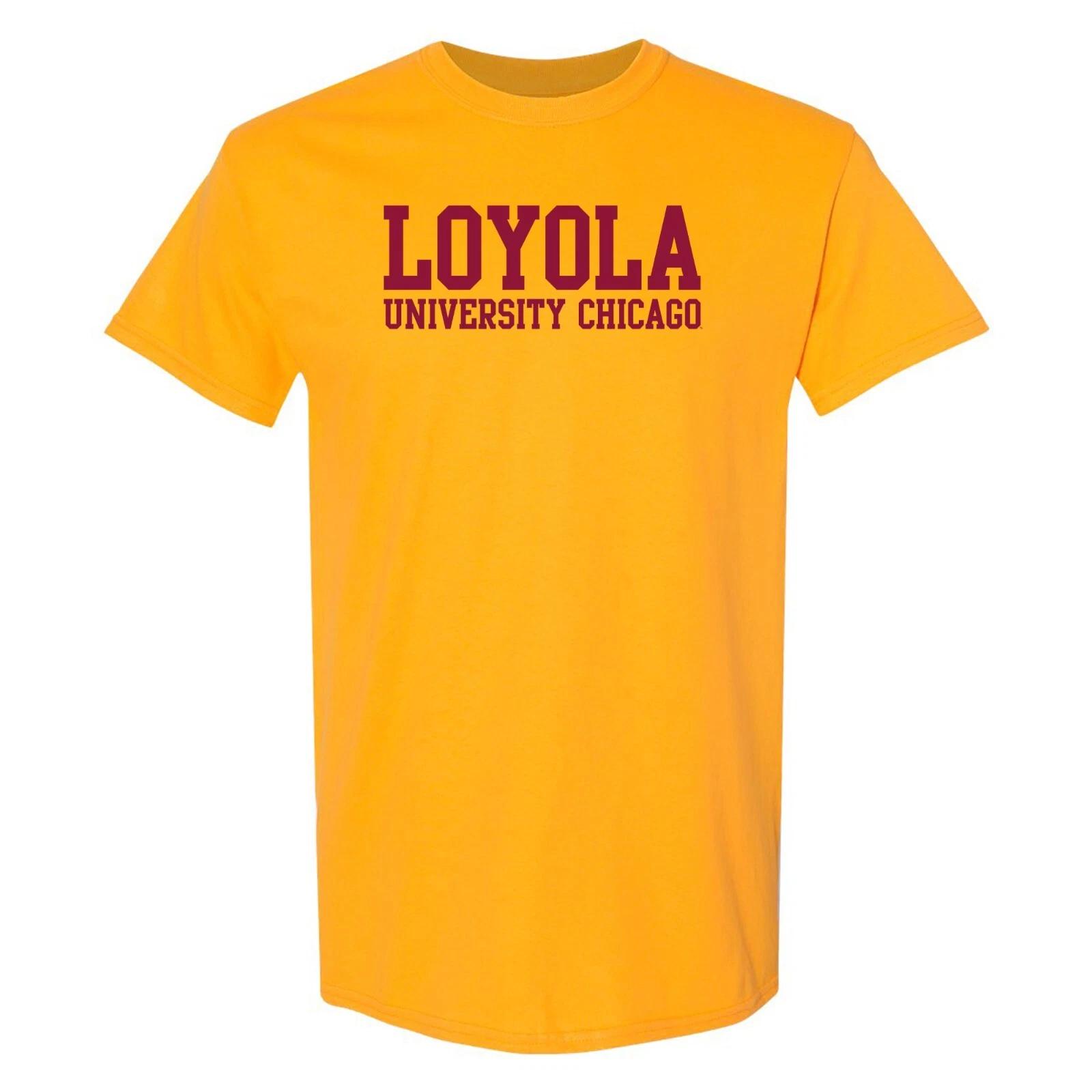 Loyola University Chicago Ramblers Basic Block - NCAA SPORT TEAM T-Shirt S