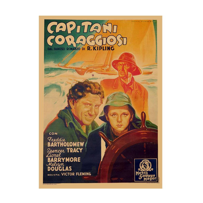 Retro Movie Illustration Poster for Bar, Cafe, or Dormitory Wall Decor