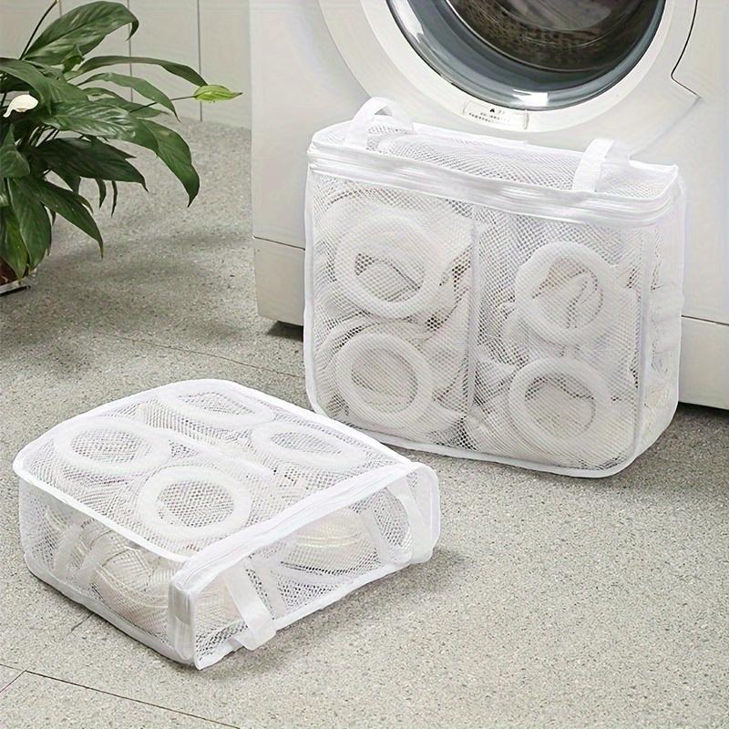 1pc Washing Machine Shoe Bag for Home, Lazy Anti-Deformation Shoe Net Bag with Hanging and Drying Function