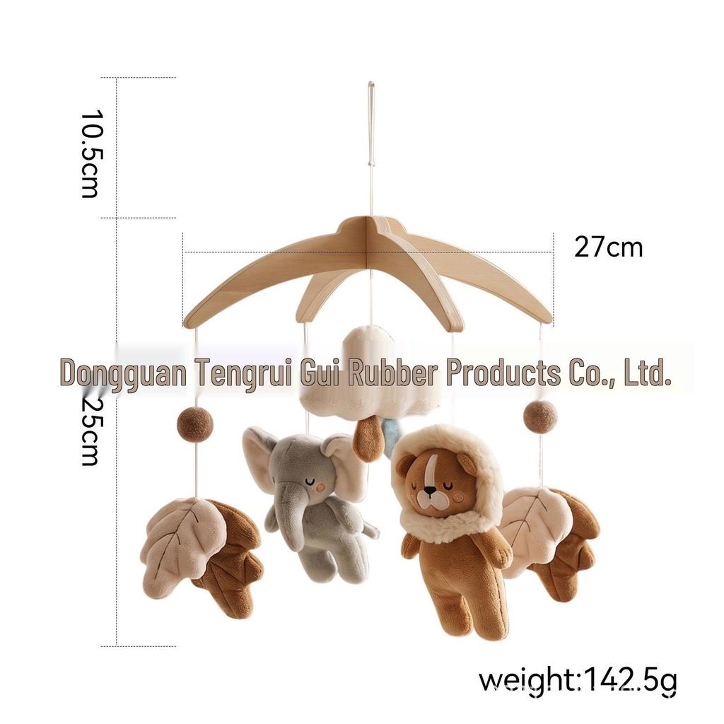 Rotating Crib Mobile: Newborn Baby Sleep Aid & Educational Rattle Toy
