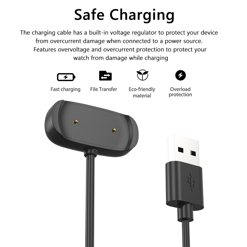 Fast Charger Cable For Amazfit GTR Mini/GTS 4 Mini/GTR2/ GTS2 Portable USB Magnetic Charging Station Watch Charging Accessories