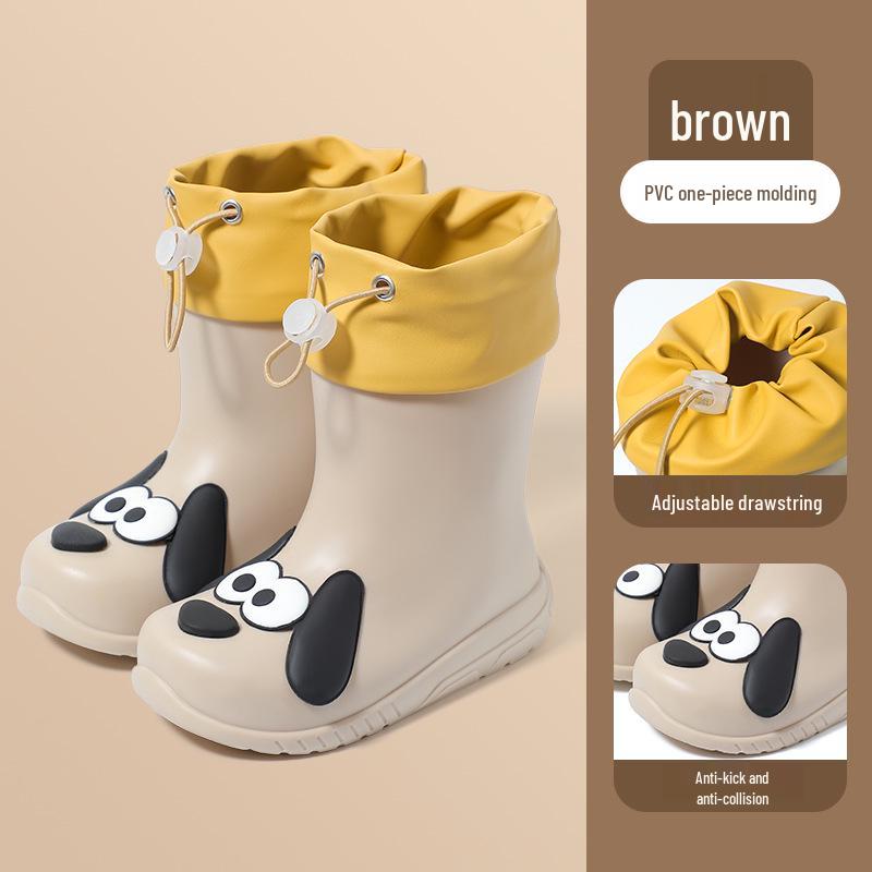 Cartoon Kids' Waterproof Rain Boots - Cute and Trendy for All Seasons