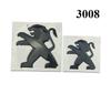 OQUP8 ABS 3D Löwenemblem Fronthaube Heckklappe Abzeichen für Peugeot 2008 3008 2021 2022 2023 Autoaufkleber Decals Styling Zubehör