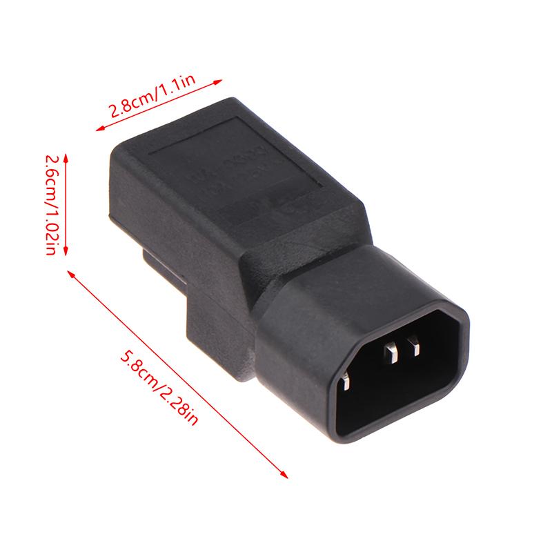 Iec 320 C14 To Nema 5-15R Ac Adapter Connector Iec 3Pin Male To Us Female Computer Room Server Power Conversion Ac Power Adapter