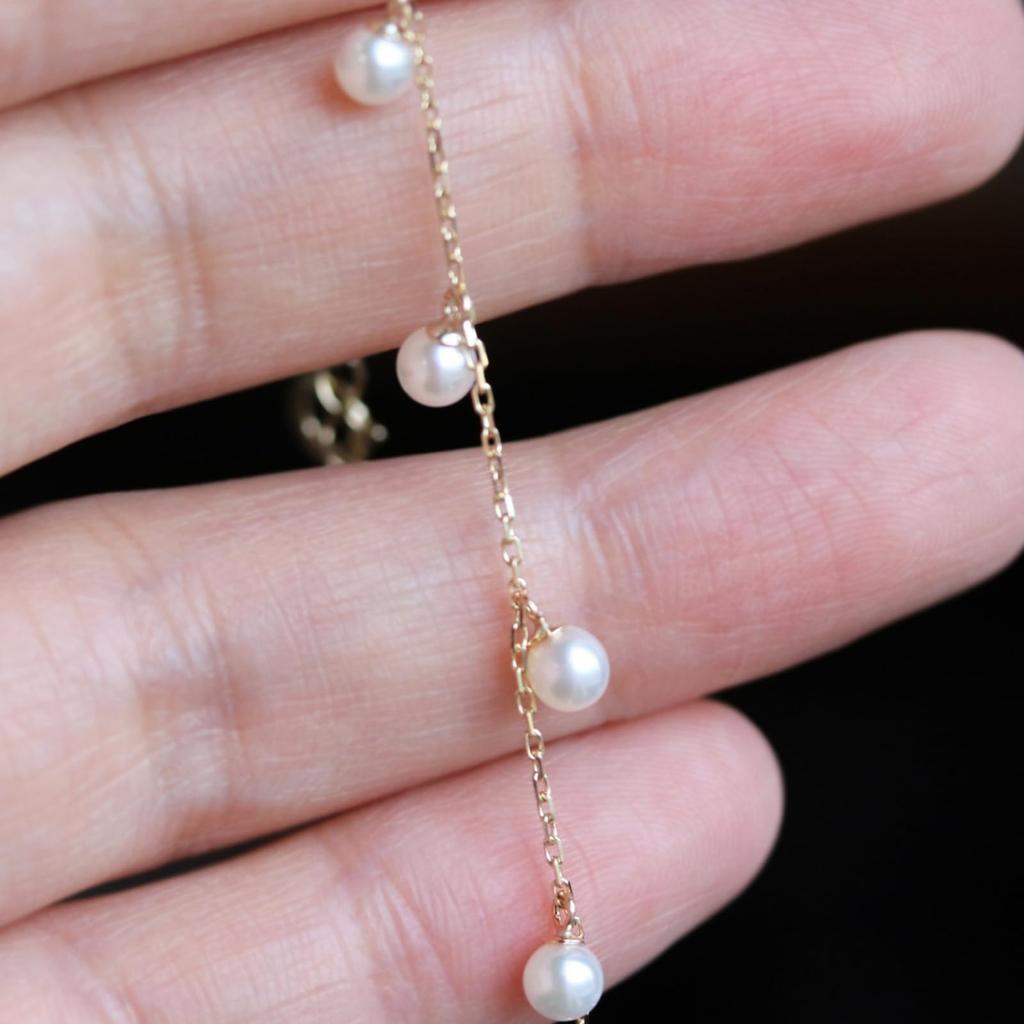 [cui-cui] Pearl K10YG Bracelet for Women