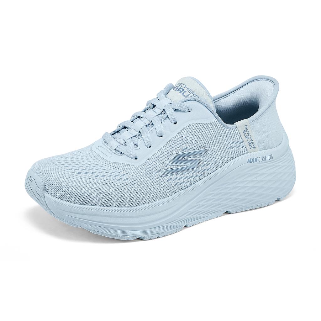 Skechers Max Cushioning Elite 2.0 Comfortable Soft Shock Absorbing Durable Low Top Casual Running Shoes Women sneakers Light-Blue 129642-LTBL