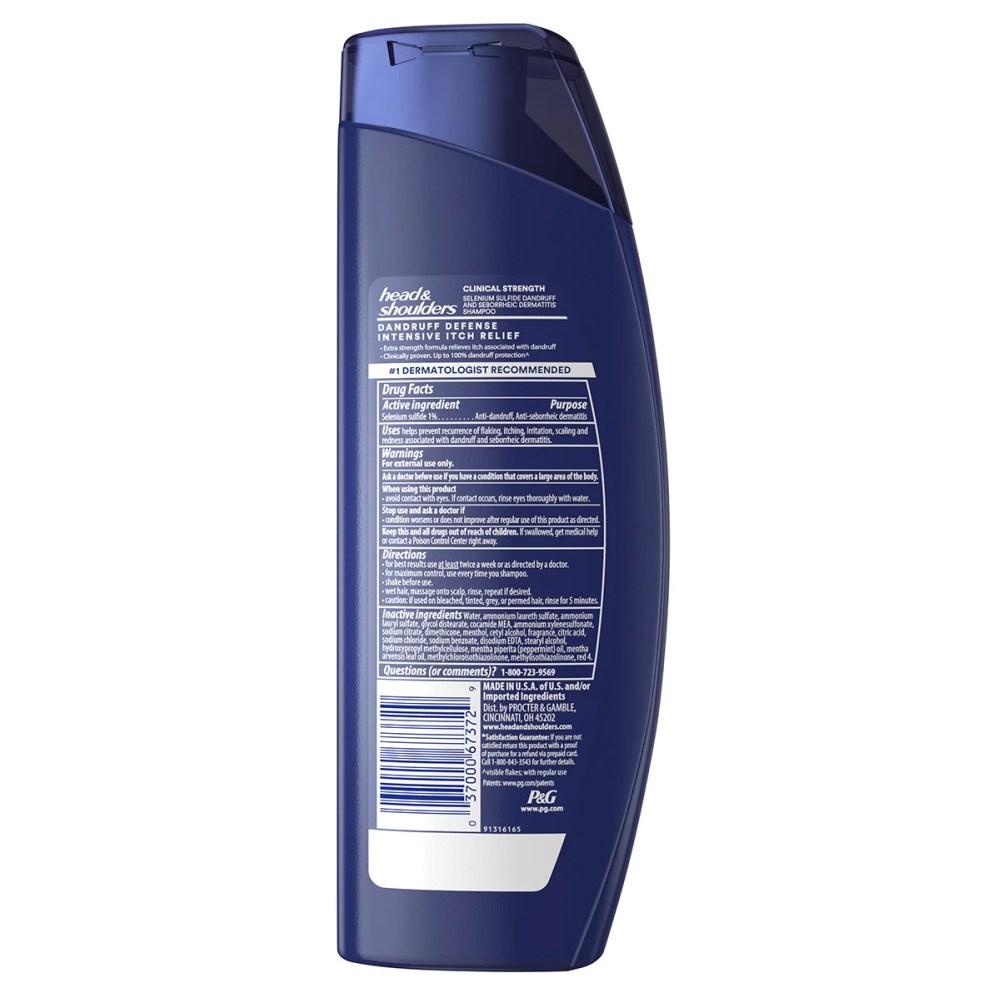 Head & Shoulders Clinical Strength Dandruff Defense Intensive Ichi Relief Shampoo, 2 packs, 400ml