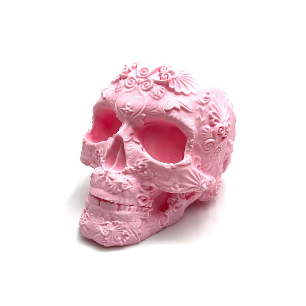 Skull Makeup Brush Holder