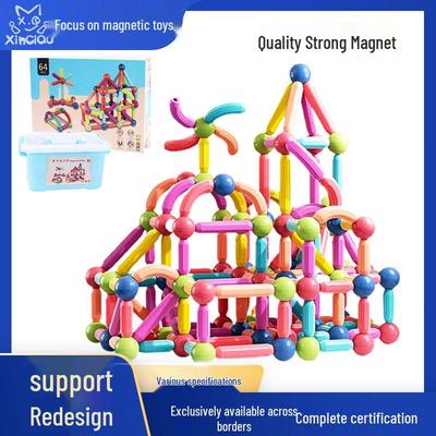 Magnetic Building Blocks Toy for Children – Educational Interlocking Sticks