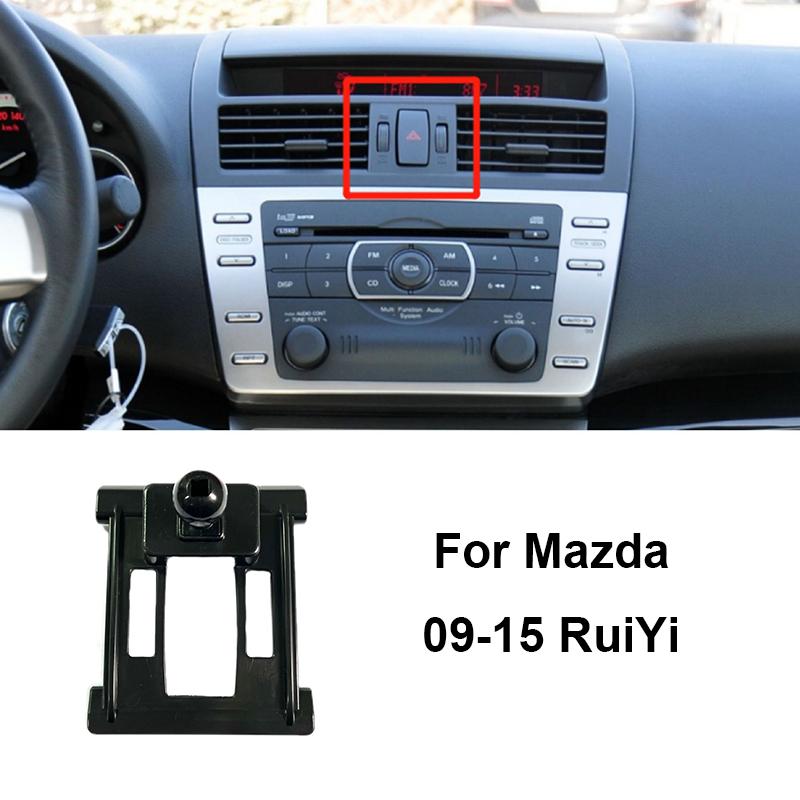 Car Dedicated Phone Holder Bracket Mount Special Base For Mazda 3 6 RuiYi CX-4 CX-5 CX-8 Atenza Axela CX30 Air Vent Bracket Clip sqmhc03