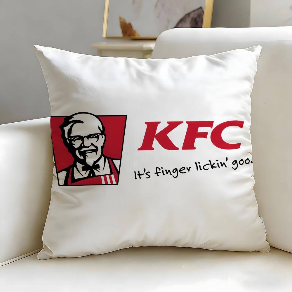 Marchio di fast food Kentucky Fried Chicken Federa Morbida Facile da Lavare Cuscino Versatile per Divano Letto Viaggio e Ufficio