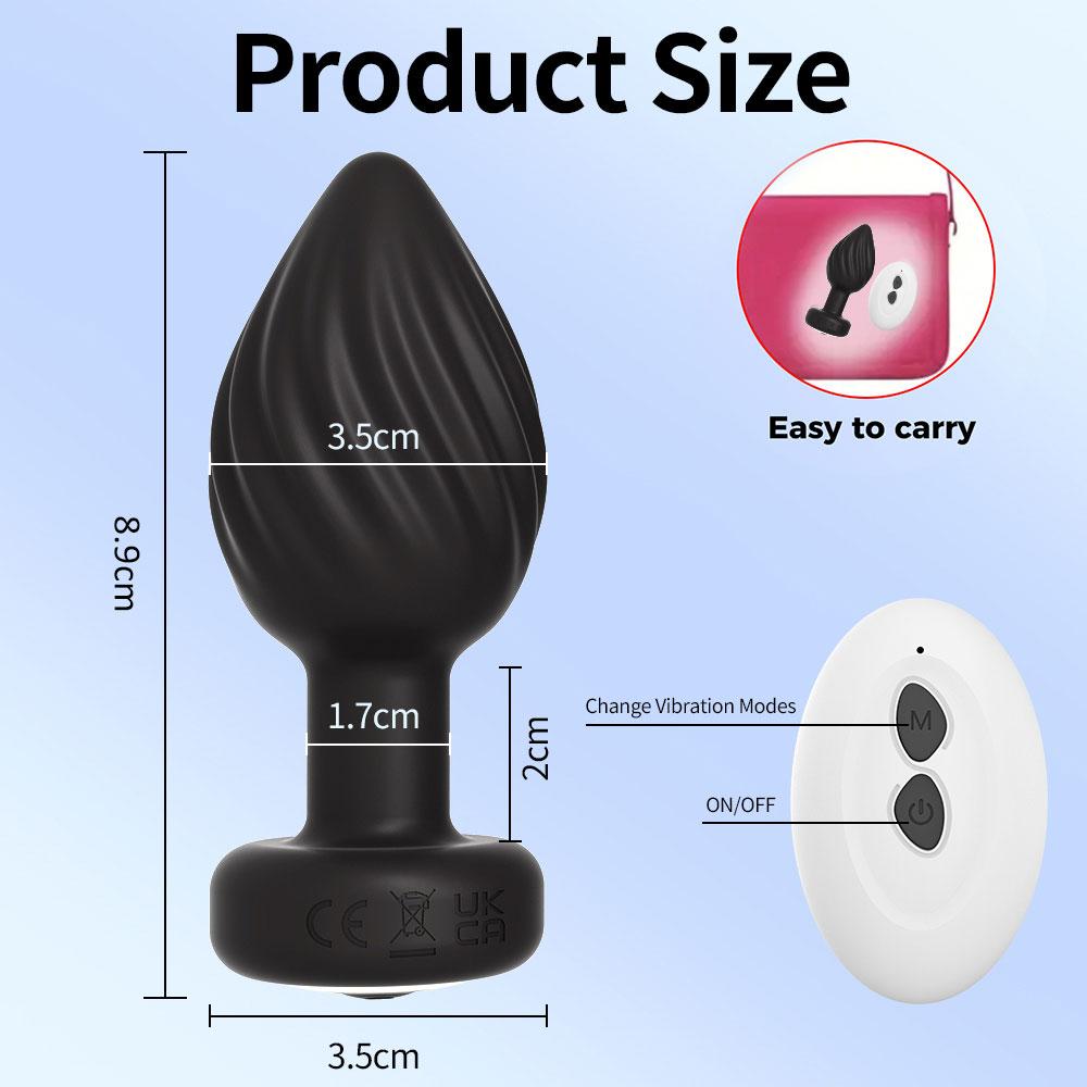 Anal Vibrator for Women Wireless Remote Control Butt Plug Men Prostate Massager Female Vagina Massager for Adult Sex Toy Men Gay