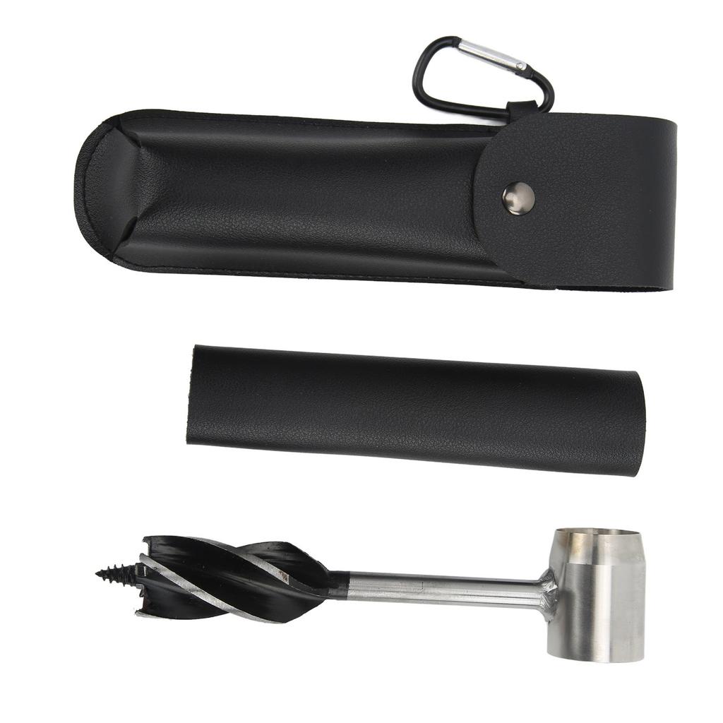 Hand Auger Wrench Set Stainless Steel Multifunctional Portable Manual Wood Auger Drill Bit with