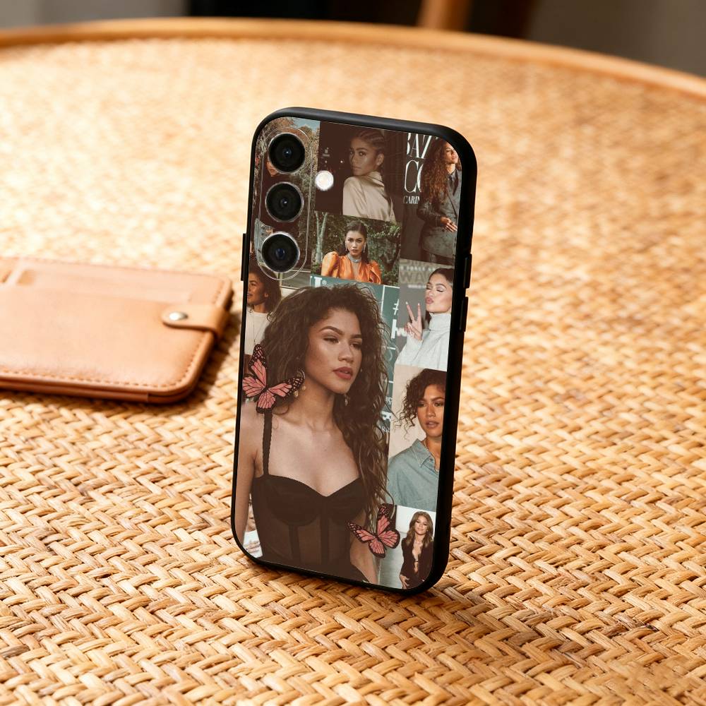 Z-Zendaya Phone Case For Samsung A73,72,71,53,52,51,22,91,80, Soft Black Cover