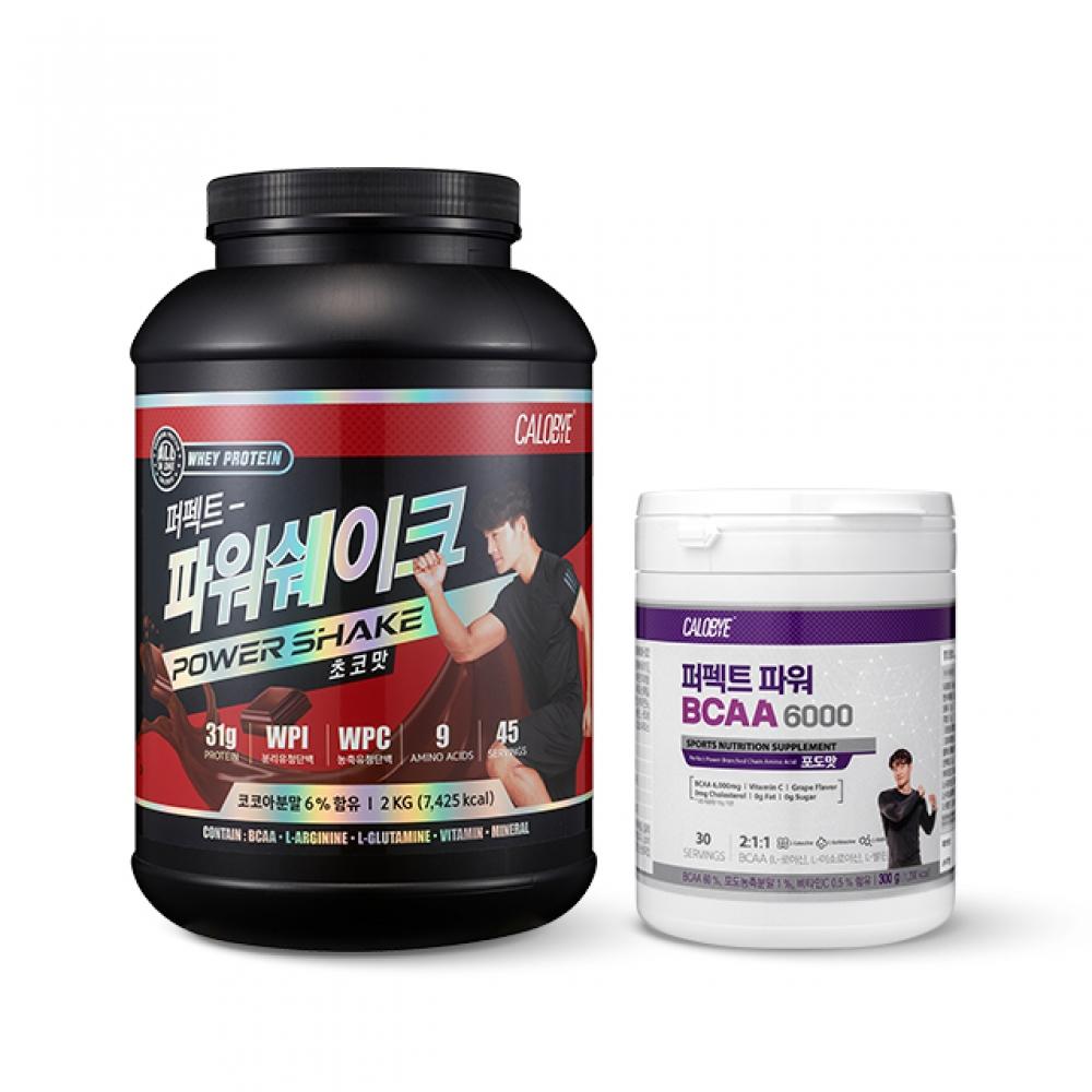 

CALOBYE Perfect Power Shake Kim Jong kuk Health Protein Protein Supplement Шоколад 2 кг + bcaa со вкусом винограда