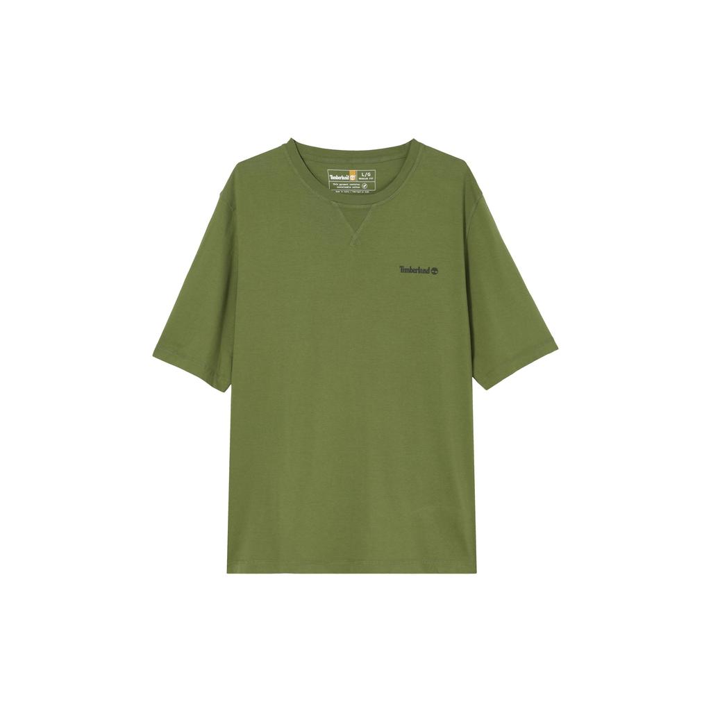 Timberland Solid Color UV Protection Breathable Crew Neck Short Sleeve T-Shirt Men Tops Avocado-Green A68RS-V46