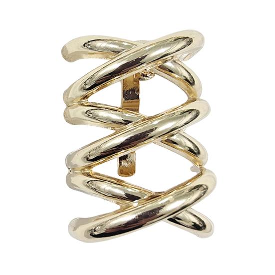 Metal Ponytail Cuff Ponytail Decorative Clip Women Holder Hair Girls Golden Silver-color золотистый