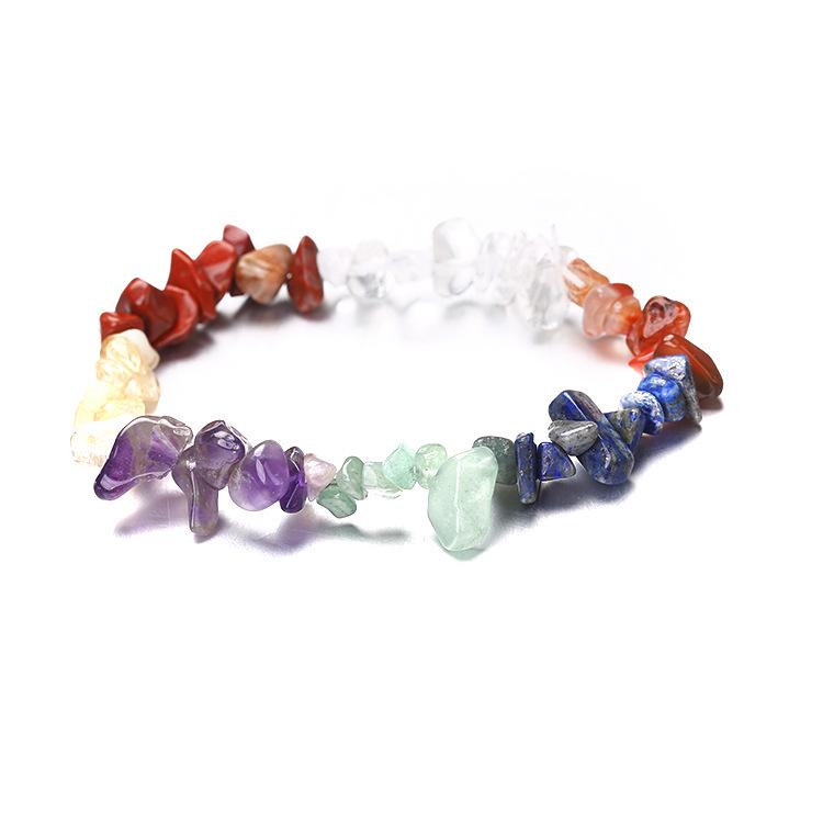 Handmade Beads, Natural Crystal Gravel Bracelet Bracelet B54