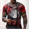 Neues Sommer-T-Shirt für Herren: Modisches, schlichtes Muster, bedrucktes Oberteil