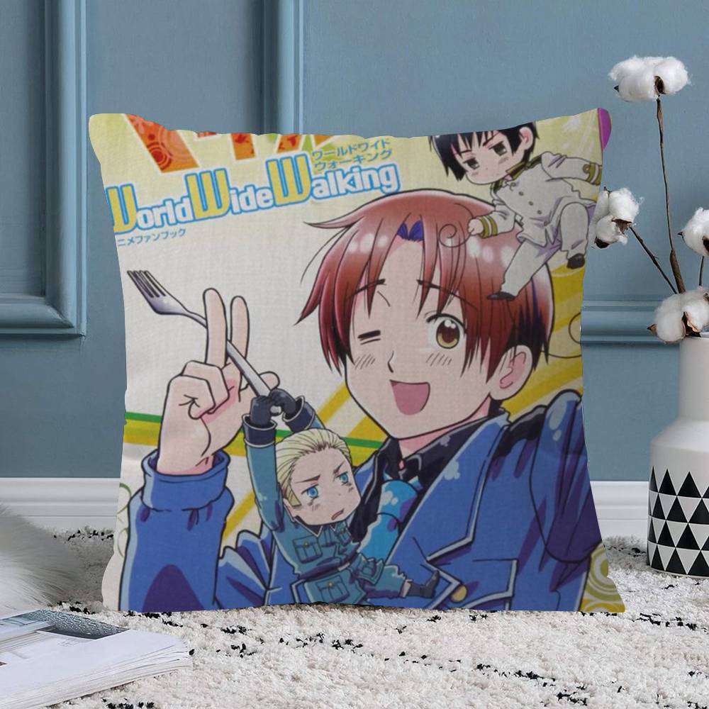 Anime Cartoon Hetalia Axis Powers Pillow Anime Pillow Sofa Bed Head Pillow Cover Cushion Cover Fashion