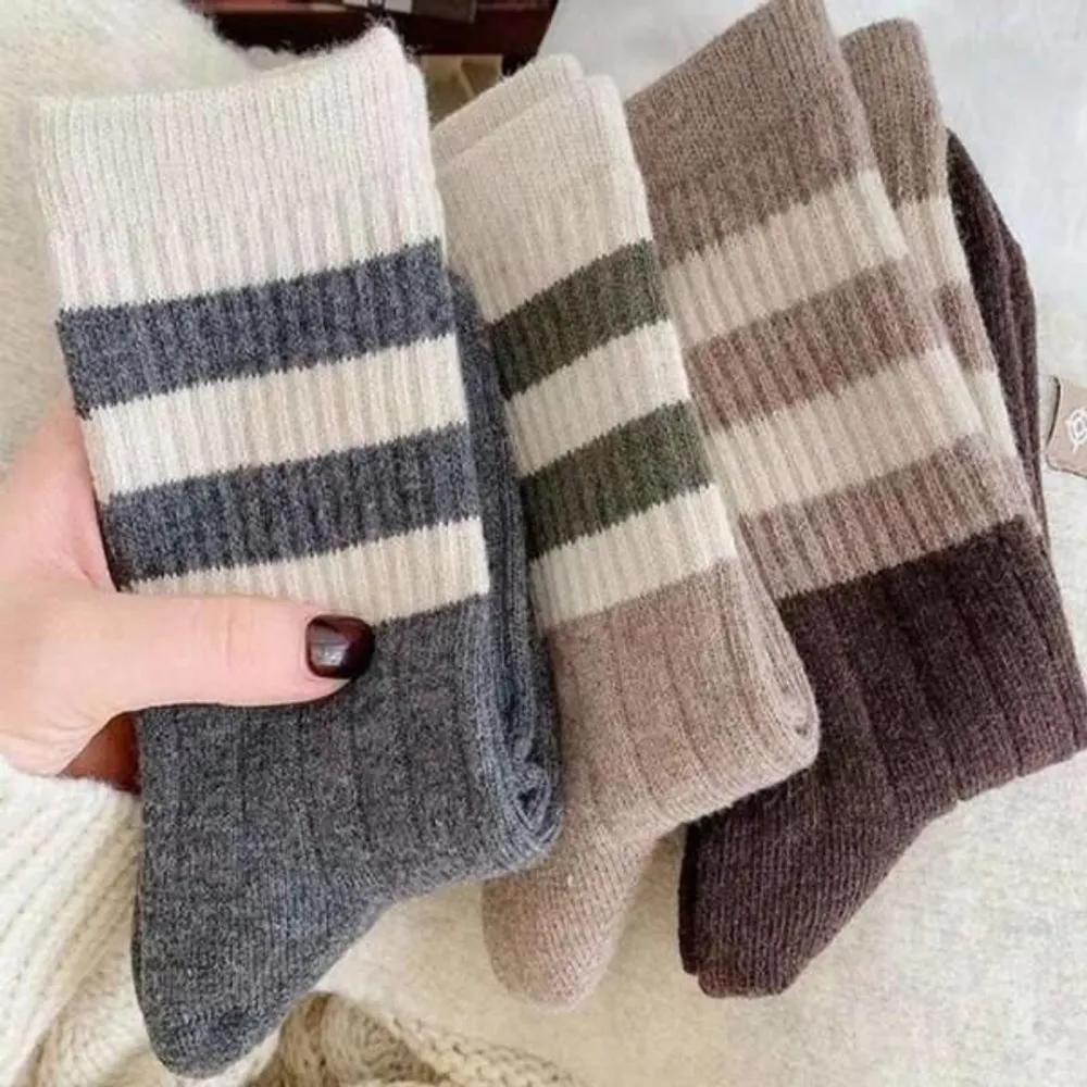 Eroom Dual Color Block Mid-calf Socks 5-Piece Set