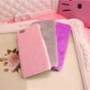 Luxury Warm Rabbit Fur Plush  Phone Case For Phone 6 6s Plus 7 7Plus Hard Back Cover Case